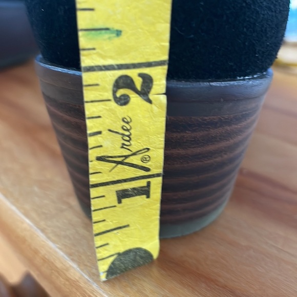 Lucky Brand Black Suede Ankle Boots Sz 8 New - Picture 7 of 7